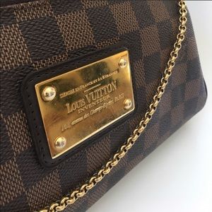 SOLD Authentic Louis Vuitton Eva Damier with strap